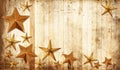 Country Christmas stars Royalty Free Stock Photo