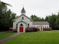 Country Church in Rural Forest Royalty Free Stock Photo