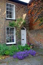 Country cottage courtyard garden Royalty Free Stock Photo