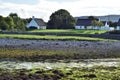 Country cottages on Atlantic coast of Ireland Royalty Free Stock Photo
