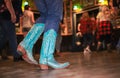 Country dancing boots Royalty Free Stock Photo