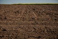 Unworked land, field. Dirt texture. Country dirt field texture.