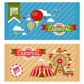 Country fair vintage invitation cards