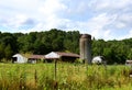 Country Farm With Rustic Silo
