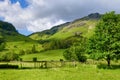 Country fields and hillside Royalty Free Stock Photo