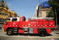 Country Fire Authority truck during Australia Day Parade in Melbourne