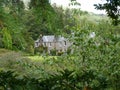 Country Home In Country Garden Royalty Free Stock Photo