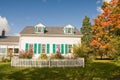 Country house in autumn