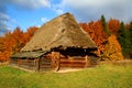 Country house , Autumn Landscape Royalty Free Stock Photo