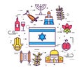Country Israel travel vacation guide of goods