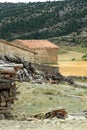 Country landscape in Gudar mountains Teruel Spain