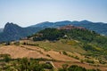 Country landscape near Albano di Lucania, Italy Royalty Free Stock Photo