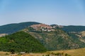 Country landscape near Albano di Lucania, Italy Royalty Free Stock Photo