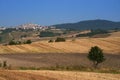 Country landscape near Motta Montecorvino, Apulia, Italy Royalty Free Stock Photo