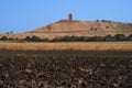 Country landscape near Motta Montecorvino, Apulia, Italy Royalty Free Stock Photo