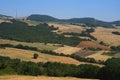 Country landscape near Motta Montecorvino, Apulia, Italy Royalty Free Stock Photo