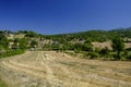 Country landscape between Rieti Lazio and Terni Umbria