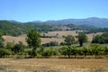 Country landscape between Rieti Lazio and Terni Umbria