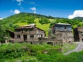 Country landscape in Svaneti Royalty Free Stock Photo
