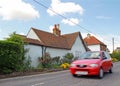 Country lane driving Royalty Free Stock Photo