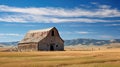 country montana barn Royalty Free Stock Photo