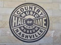 Country Music Hall of Fame and Museum Seal Royalty Free Stock Photo