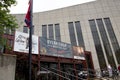 The Country Music Hall of Fame in Nashville Tennessee USA shaped like a flying Piano Keyboard