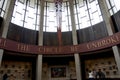 The Country Music Hall of Fame in Nashville Tennessee USA shaped like a flying Piano Keyboard