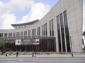 The Country Music Hall of Fame in Nashville Tennessee USA shaped like a flying Piano Keyboard