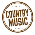 Country music sign or stamp