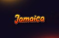 Country Name Jamaica text design