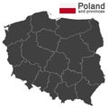 country Poland and voivodeships