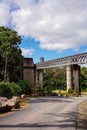 Country Railway Bridge Over A River Royalty Free Stock Photo