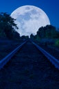 country railway to the moon
