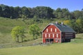 Country Red Barn Royalty Free Stock Photo