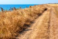 Country Road along the sea Royalty Free Stock Photo