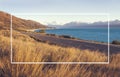 Country Road Amazing Scenery Lake Mountain Range Concept Royalty Free Stock Photo