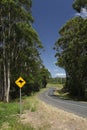 Country road in Australia Royalty Free Stock Photo