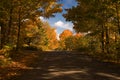 Country road in autumn Royalty Free Stock Photo