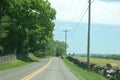 Country Road - Blue Ridge Appalachia - Boyce, Virginia Royalty Free Stock Photo