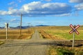 Country Road Canadian Landscape Alberta Canada Royalty Free Stock Photo