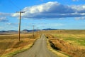 Country Road Canadian Landscape Alberta Canada Royalty Free Stock Photo