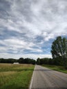 Country Road Cloud Royalty Free Stock Photo
