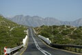 Country road crossing a bridge Southern Africa Royalty Free Stock Photo