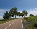 Country road in the german Harz mountains