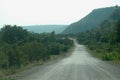 Country road through Ghanian Bush