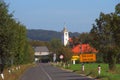 Country Road, Dobrovnik, Slovenia Royalty Free Stock Photo