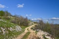 Country road, Montenegro Royalty Free Stock Photo