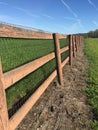 Country road ranch fence