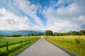 A country road in the rural Potomac Highlands of West Virginia Royalty Free Stock Photo